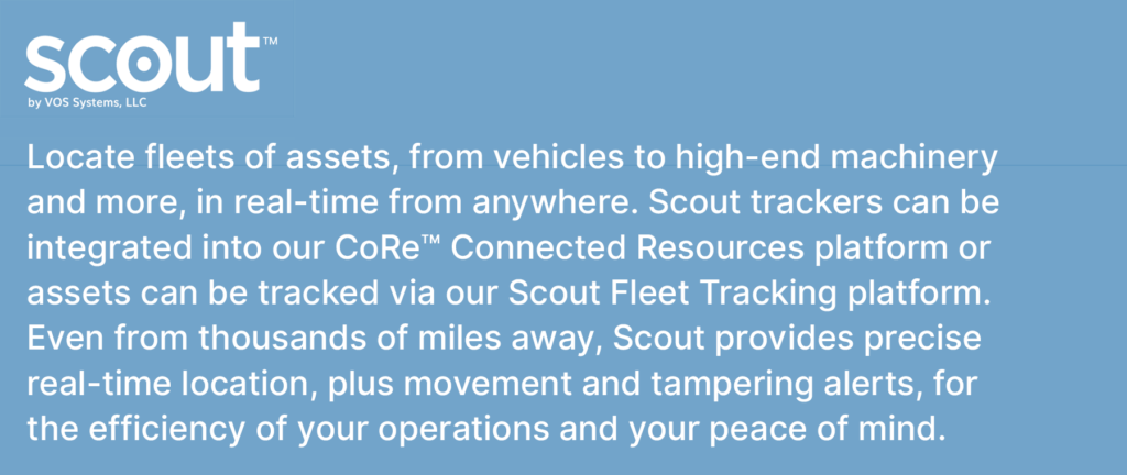 SCOUT Asset Tracking